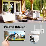 Telecamera IP PTZ Wireless 5MP con Allarme e Visione Notturna