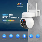 Telecamera IP PTZ Wireless 5MP con Allarme e Visione Notturna