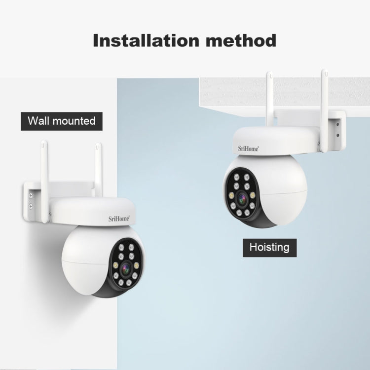 Telecamera IP PTZ Wireless 5MP con Allarme e Visione Notturna