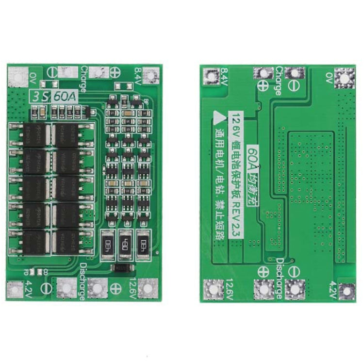 Scheda protezione batteria litio 3S 11,1V 60A 18650 26650