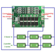 Scheda di protezione caricabatteria agli ioni di litio 3S 11,1 V 12,6 V 60 A 18650, 3S 11.1V 12.6V 60A (Balanced), 3S 11.1V 12.6V 60A (Enhanced)