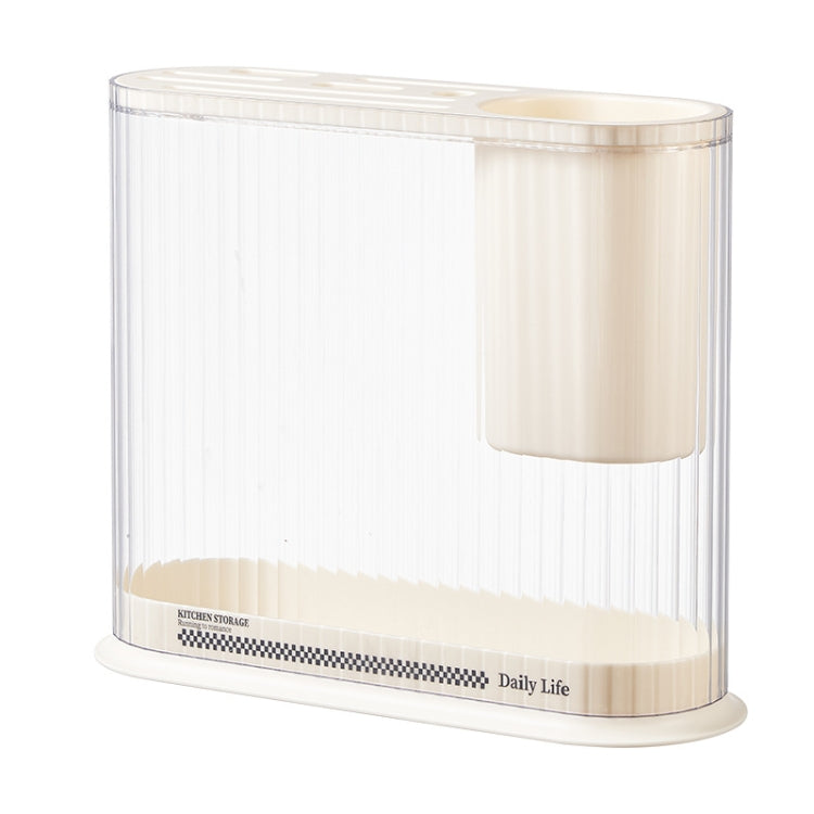 Tagliere portacoltelli da cucina in stile crema, Pot Lid Rack, Knife Rack, 2 In 1