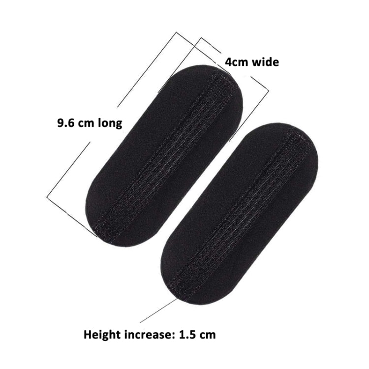Forcine per capelli con clip BB in spugna da 2 pezzi/pacco per cuscinetti per aumentare i capelli soffici in altezza della radice dei capelli