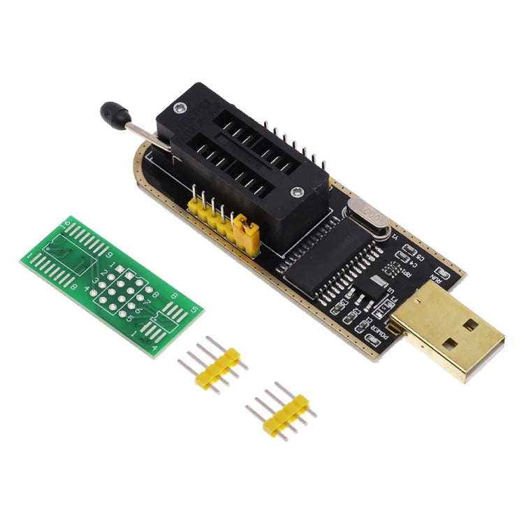 Modulo programmatore USB CH341A con test clip SOP8