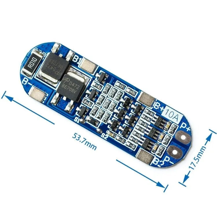 Scheda protezione batteria agli ioni di litio 3S 10A 11,1-12,6 V