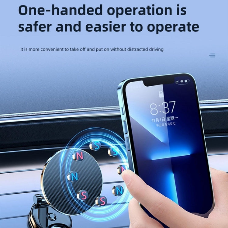 Supporto magnetico per navigazione pieghevole adesivo per cellulare da auto