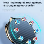 Supporto magnetico per navigazione pieghevole adesivo per cellulare da auto