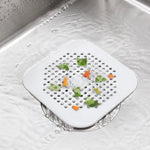 Tappetino di scarico a pavimento con ventosa Cucina Bagno Filtro anti-intasamento Tappi di scarico a pavimento per fogna