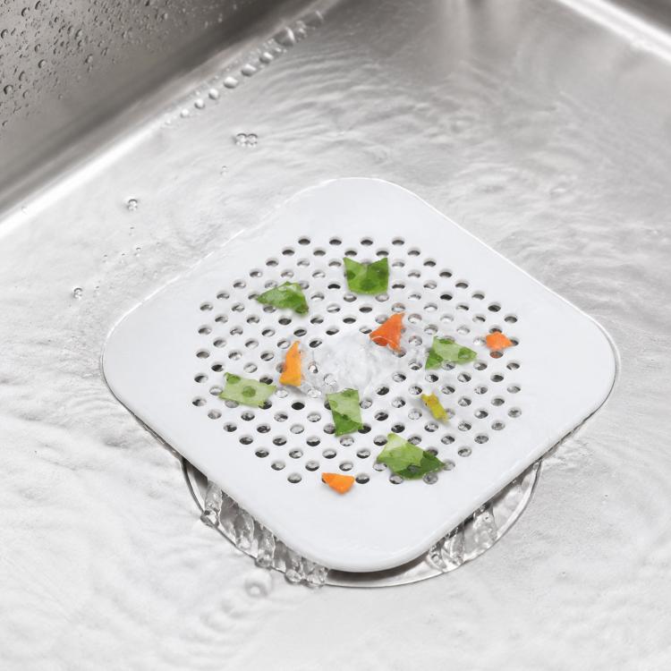 Tappetino di scarico a pavimento con ventosa Cucina Bagno Filtro anti-intasamento Tappi di scarico a pavimento per fogna