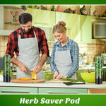 Contenitore per conservare le verdure per verdure fresche Contenitore per erbe aromatiche al coriandolo, 24.5 x 6.5 cm