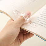Segnalibro per pollice Supporto per libri in acrilico Supporta supporti per la lettura per studenti