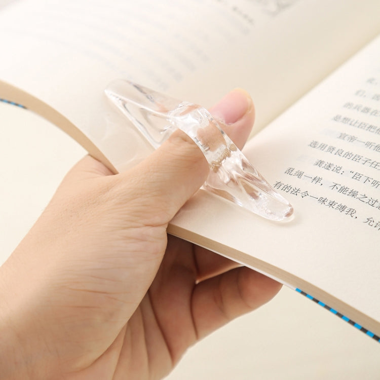 Segnalibro per pollice Supporto per libri in acrilico Supporta supporti per la lettura per studenti