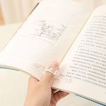 Segnalibro per pollice Supporto per libri in acrilico Supporta supporti per la lettura per studenti