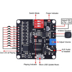 Modulo audio MP3 5W con memoria 32M e controllo trigger