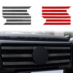 Adesivi decorativi per griglia per Mercedes-Benz Classe G W463, set da 6 pezzi.