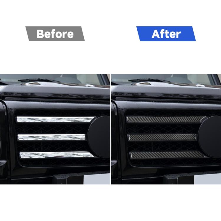 Adesivi decorativi per griglia per Mercedes-Benz Classe G W463, set da 6 pezzi.
