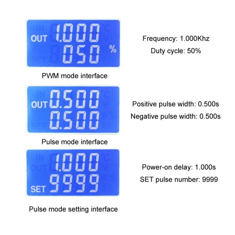 Generatore impulsi segnale LED modulo controller PWM