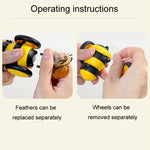 Giocattoli motorizzati Bee Cats Gatti intelligenti che prendono in giro il passeggino giocattolo per animali domestici, 60 x 53 x 38mm