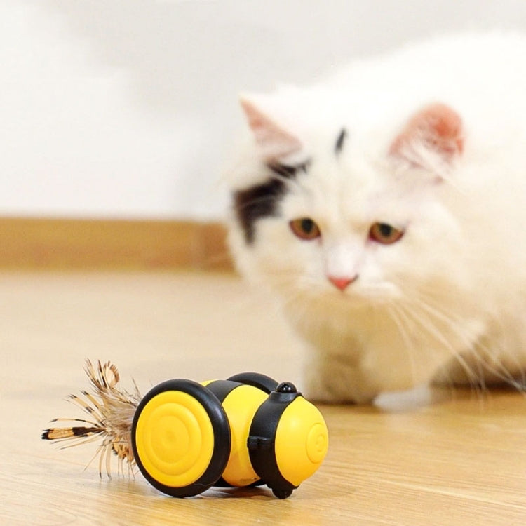 Giocattoli motorizzati Bee Cats Gatti intelligenti che prendono in giro il passeggino giocattolo per animali domestici, 60 x 53 x 38mm