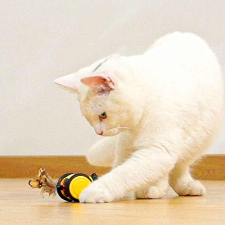 Giocattoli motorizzati Bee Cats Gatti intelligenti che prendono in giro il passeggino giocattolo per animali domestici, 60 x 53 x 38mm
