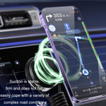 Supporto magnetico per navigazione per auto con ventosa elettrica Magsafe