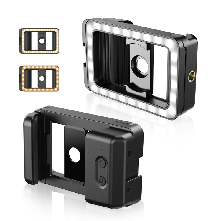 Clip per telefono con luce di riempimento multifunzionale APEXEL con interfaccia filettata da 1/4 di pollice e M17 M37, APL-FL.23