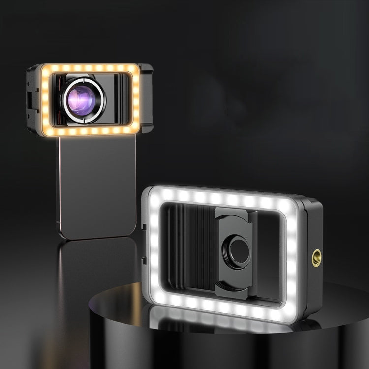 Clip multifunzionale con luce LED per smartphone compatibili