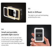 Clip multifunzionale con luce di riempimento per smartphone