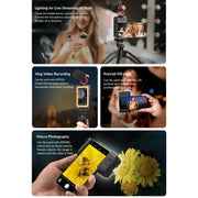 Clip multifunzionale con luce di riempimento per smartphone