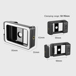 Clip multifunzionale con luce LED per smartphone compatibili