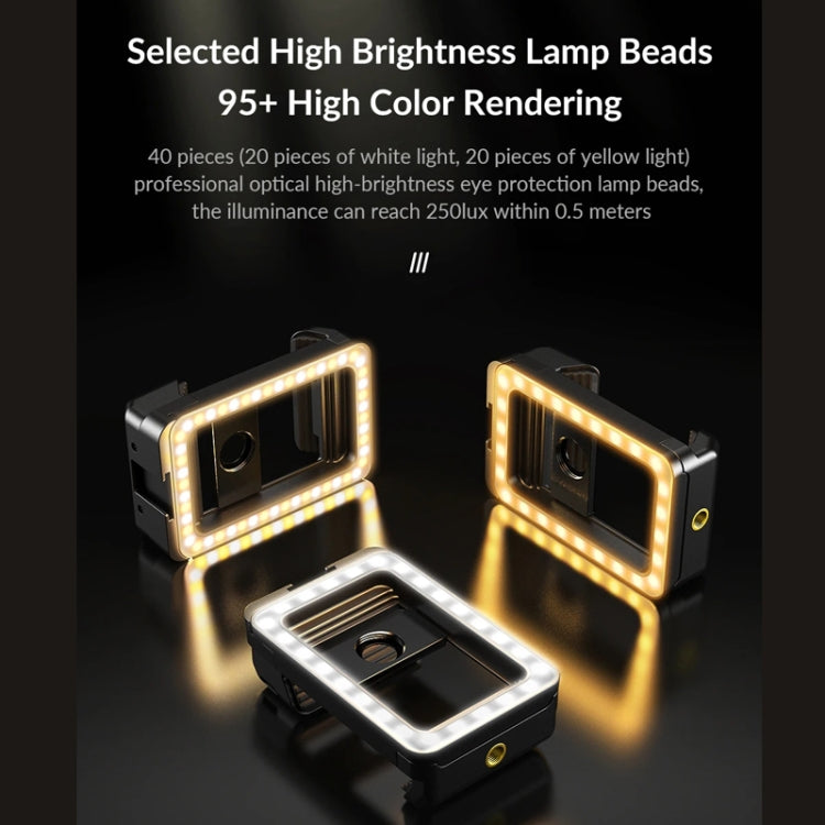 Clip multifunzionale con luce LED per smartphone compatibili