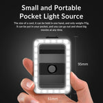 Clip multifunzionale con luce LED per smartphone compatibili