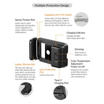 Clip multifunzionale con luce LED per smartphone compatibili