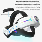Cuffie pieghevoli RGB ricaricabili per Meta Quest 3