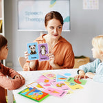 36 pezzi/scatola Carte di parole inglesi per l'apprendimento precoce dell'Illuminazione dei bambini, C1 Animal, C2 Shape, C3 Color, C4 Time, C5 Fruit, C6 Body Part, C7 Vegetable, C8 Food And Drink