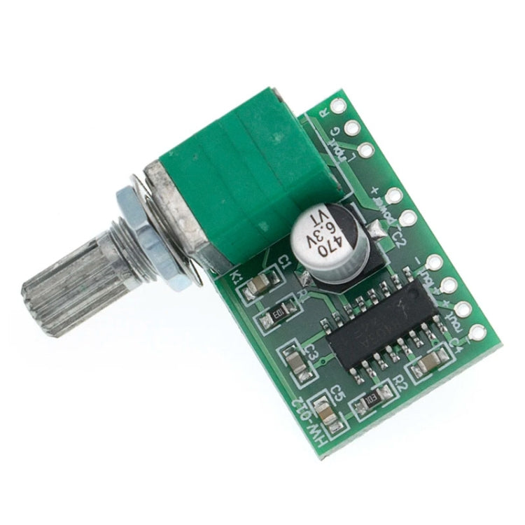 PAM8403 Mini scheda amplificatore digitale 5V Alimentatore USB Buon effetto sonoro, With Potentiometer, Module