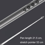 Penna per girare le pagine per insegnare conferenze multifunzionali Puntatore telescopico elettronico Puntatore laser Presentatore wireless PPT, Telescopic Laser Pointer