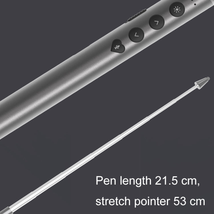 Penna per girare le pagine per insegnare conferenze multifunzionali Puntatore telescopico elettronico Puntatore laser Presentatore wireless PPT, Telescopic Laser Pointer