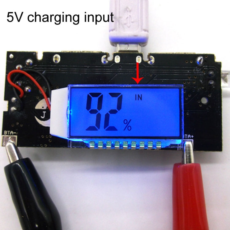 Modulo caricabatteria doppio USB per batterie agli ioni di litio