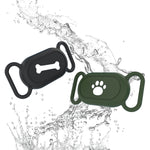 Custodia protettiva in silicone impermeabile per Samsung Galaxy SmartTag 2 Pet Life, Black Cat Claw, Black Bone, Pink Cat Claw, Pink Bone, Deep Blue Cat Claw, Deep Blue Bone