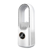 Ventilatore elettrico per umidificazione senza lama da scrivania a sei marce regolabile con funzione di temporizzazione della luce a LED