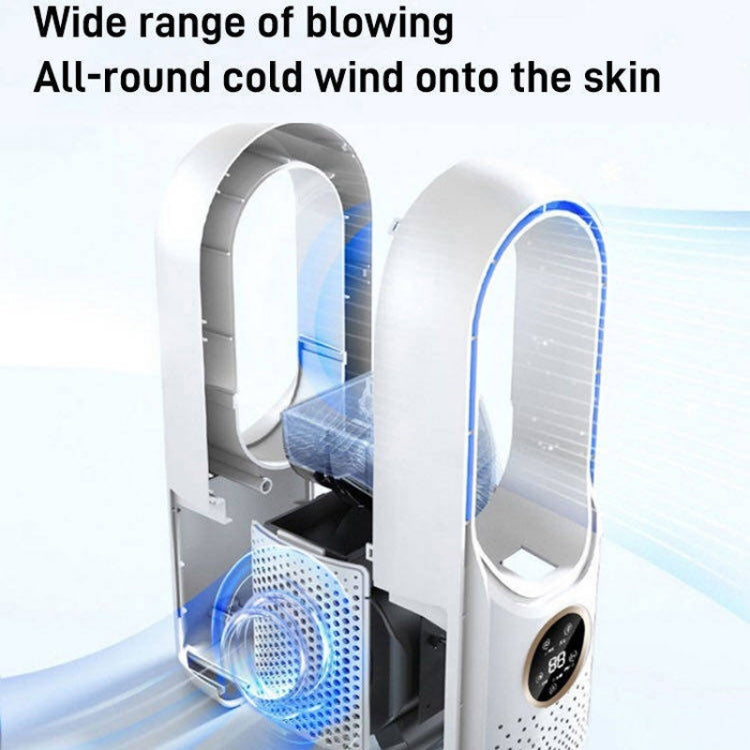Ventilatore elettrico da scrivania con umidificatore e LED