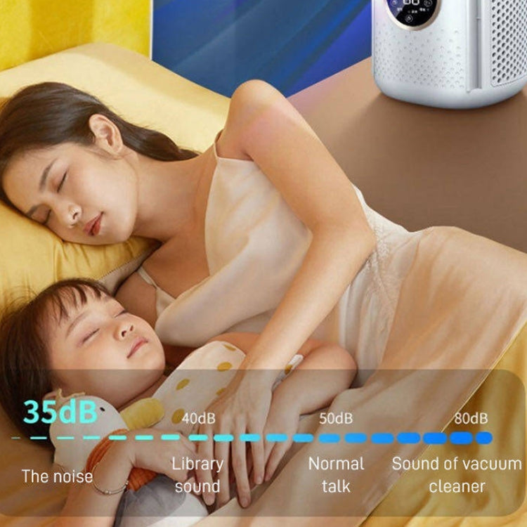 Ventilatore elettrico da scrivania con umidificatore e LED