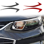 Per Chevrolet Malibu 2016-2024 2 pezzi/set adesivo per sopracciglia fari guida a sinistra