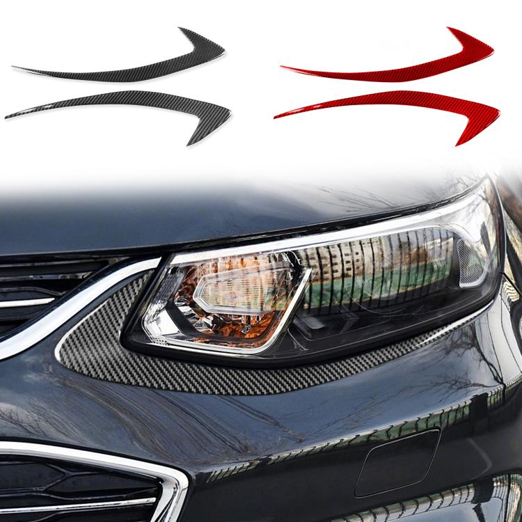 Per Chevrolet Malibu 2016-2024 2 pezzi/set adesivo per sopracciglia fari guida a sinistra