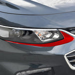 Per Chevrolet Malibu 2016-2024 2 pezzi/set adesivo per sopracciglia fari guida a sinistra