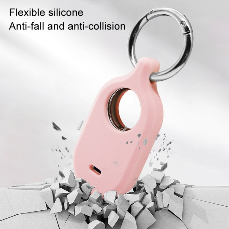 Per Samsung Galaxy SmartTag2 con custodia protettiva in silicone con portachiavi, S Buckle Pink, S Buckle Deep Blue, S Buckle Black, D Buckle Pink, D Buckle Deep Blue, D Buckle Black, Round Buckle Pink, Round Buckle Deep Blue, Round Buckle Black