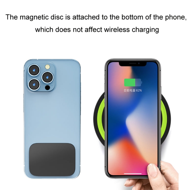 Supporto magnetico per navigazione per cellulare a doppia testa da 360 gradi