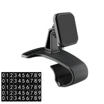 Porta cellulare magnetico da auto, targa di parcheggio sul cruscotto