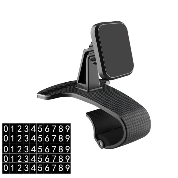 Porta cellulare magnetico da auto, targa di parcheggio sul cruscotto